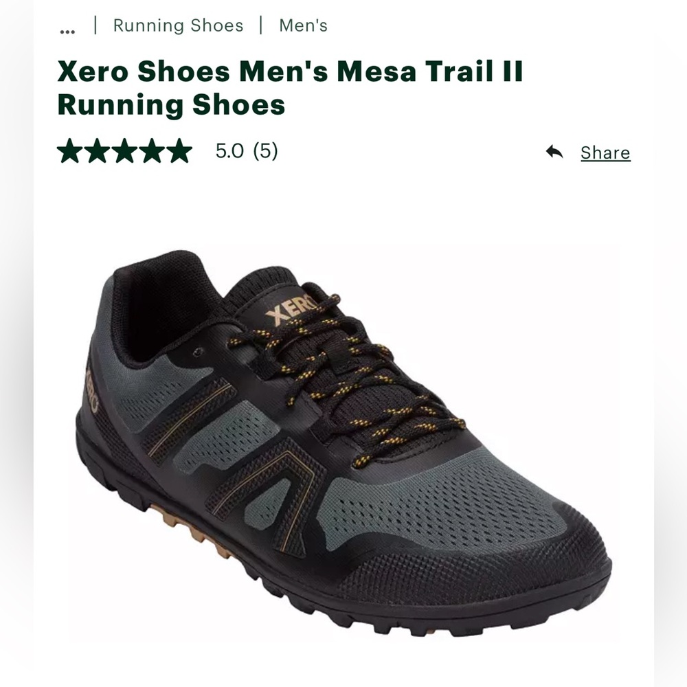 Xero Shoes Men's Mesa Trail Il Running Shoes. (LIKE BRAND NEW)!!! Awesome!